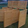 Wheelie Bin Storage  3 Bays - Natural Image 5