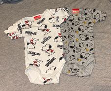 Snoopy baby vests 0-3 months
