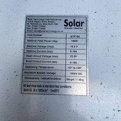 solar panel 150watts
