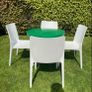 Vintage Metal Overton foldable garden table c1960 Image 4
