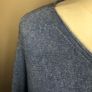 Blue woolly jumper (size 24) Image 2