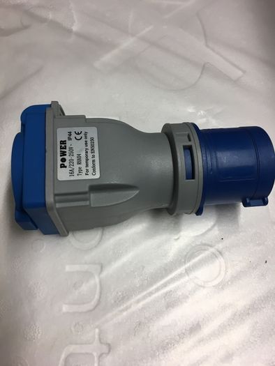 16 Amp to 13 Amp Adaptor