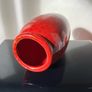 Red Stoneware Pottery Vase Image 3