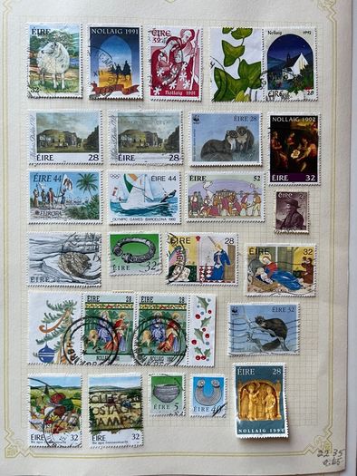 Irish stamps 19 pages