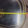 A 19th Century French Ebonised and Brass inlay and Metal Mounted Table with Drawer Image 4