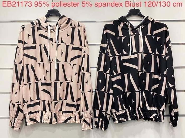 Patterned hoodie