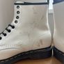 dr. martens white 8-eyelet boots size UK9 Image 5