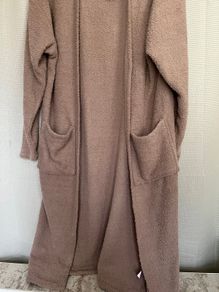 New Long Fleece CardiganWith Pockets