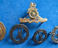 British-South African military badges x5