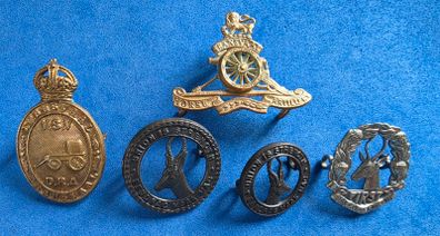 British-South African military badges x5