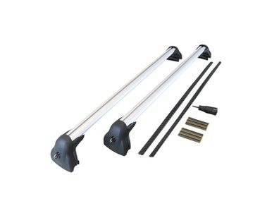 Original ford roof cross bars .aluminium .lockable  weight 4kg  max load capacity 75kg .used on a 192 ford galaxy