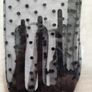 New long lace gloves black in packaging Image 3