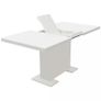 Extendable Dining Table High Gloss White Image 3