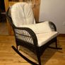 Rocking Chair With Seat And Back Cushion Image 2