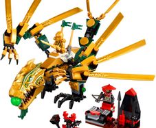 Lego Ninjago 70503: The Golden Dragon (2013) 100% Complete (NO BOX)