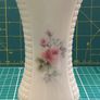 Irish Parian Donegal China Embossed Rose Patterned Vase Image 6