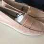 Pink leather loafers Image 6