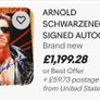 Arnold Schwarzenegger Signed Book and display Image 5