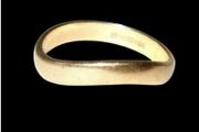 Vintage Hallmarked 9ct Gold 'Wave' Ring
