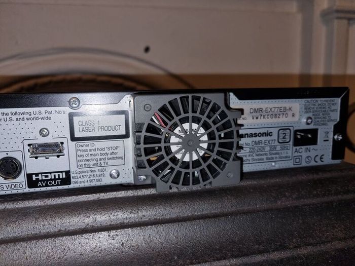 Panasonic DMREX77EBK DVD HDD Recorder For Parts or Repair