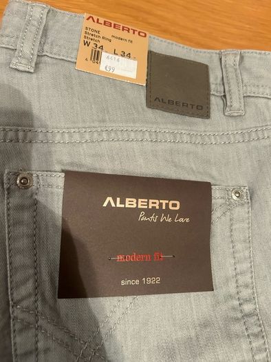 Men's Alberto Jeans New 34 x 34