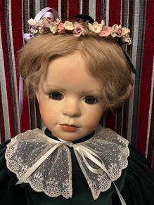 Vintage Hand painted Ceramic Doll