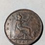 1869 Bronze Halfpenny Image 3