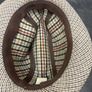 Vintage English Tweed Trilby Hat  Size 7 Image 3