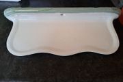 Art Deco porcelain bathroom shelf