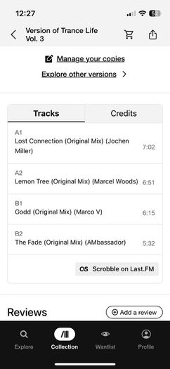 Trance life vol 1-2-3   12" vinyl