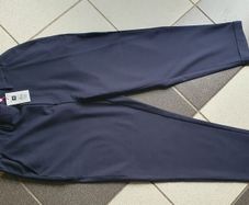 BNWT - Size 14 - Navy "Savida" Pants - Elasticated Back Waist - Turned Hem - #