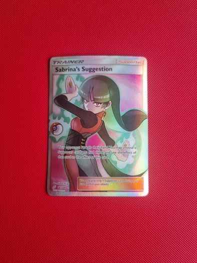 Sabrinas Suggestion Rare Full Art Trainer Pokemon Card from Team Up (181/181)