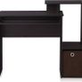 FREE P&P Multipurpose Home Office Computer Writing Desk, Computer Desk, Study Desk, w/Bin, Dark Walnut, 100.1 (W) x 86.6 (H) x 39.9 (D) cm Image 2