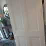 Solid Wood White Internal Panel Doors x 3 - For Sale Image 8