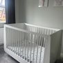 Snuz kot - white scandi cot bed with snuz mattress Image 4