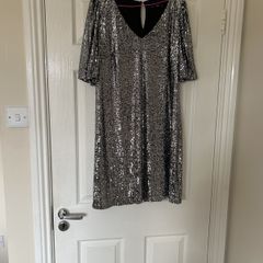 Women's Silver Sequins dress
