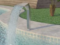 main image for ad Pool Fountain Stainless Steel 50x30x90 cm Silver