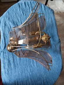 Very cool Vintage 1970s pendant chandelier 70 euro