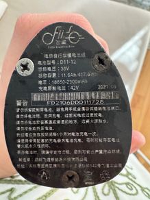 Fiido D11 Battery + Charger