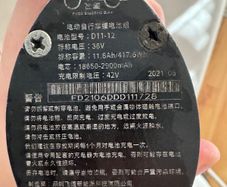Fiido D11 Battery + Charger