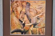 Little Elephants | FineArt Print | Framed