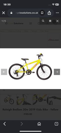 childs mountain bike