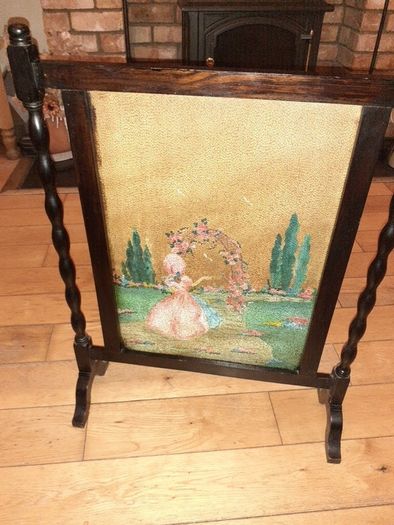 Antique fire guard.
