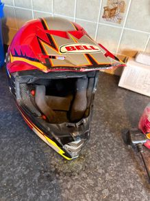 Bell motorcycle helmet