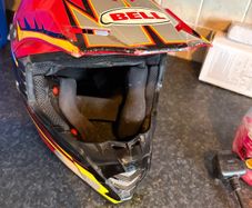 Bell motorcycle helmet