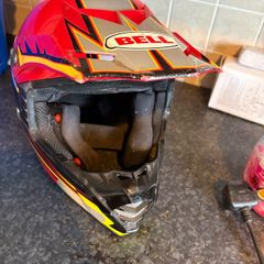 Bell motorcycle helmet