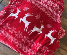 king size fluffy  Christmas cover