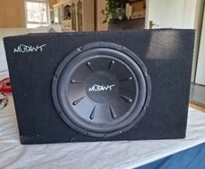 600 watt sub woofer in cabinet