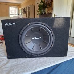 600 watt sub woofer in cabinet