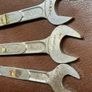 Set of 3 vintage King Dick spanners Military Marked Image 4